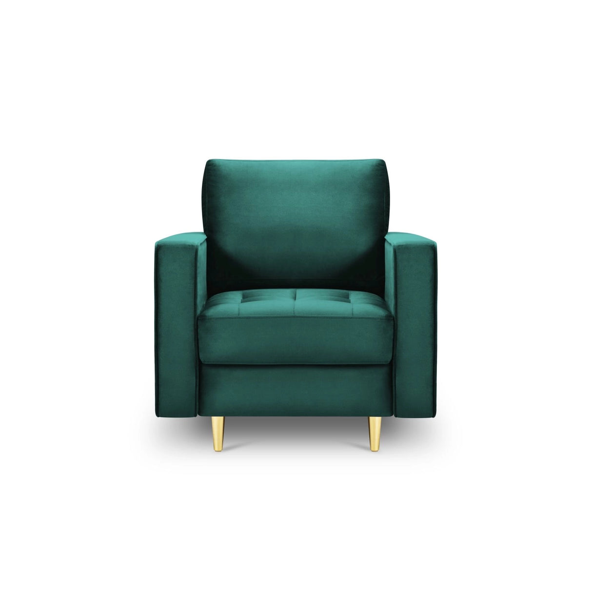 Sessel Aspen aus Samt in Petrol (Salvador 6), 90x80x90 cm von Cosmopolitan Design – Bild 2