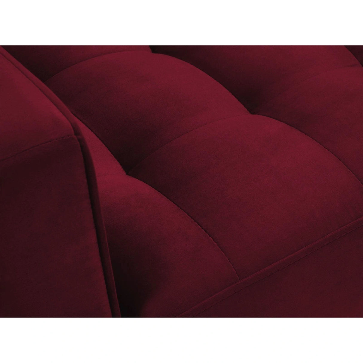 Sessel Aspen aus Samt in Rot (Salvador 13), 90x80x90 cm von Cosmopolitan Design – Bild 5