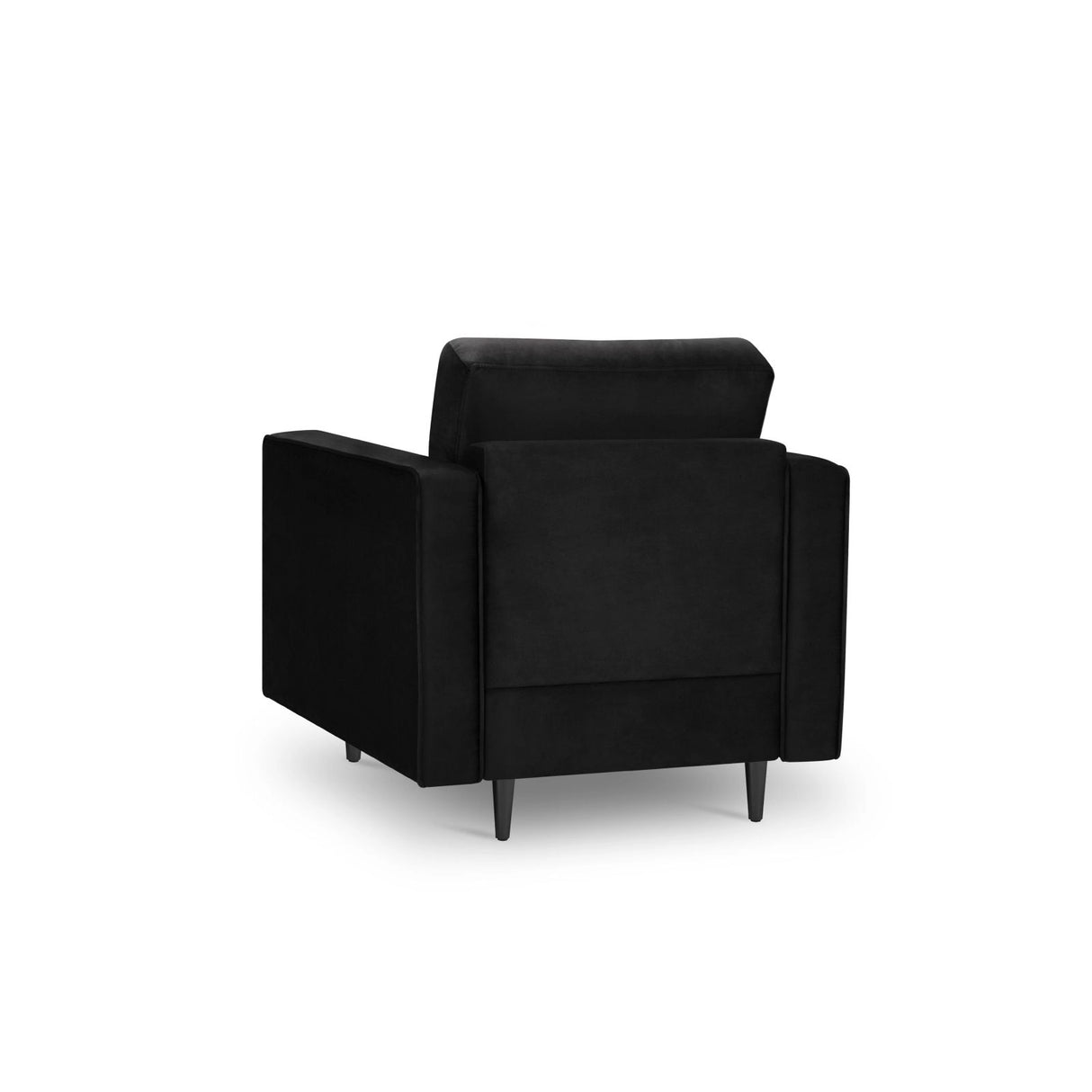 Sessel Aspen aus Samt in Schwarz (Salvador 19), 90x80x90 cm von Cosmopolitan Design – Bild 3