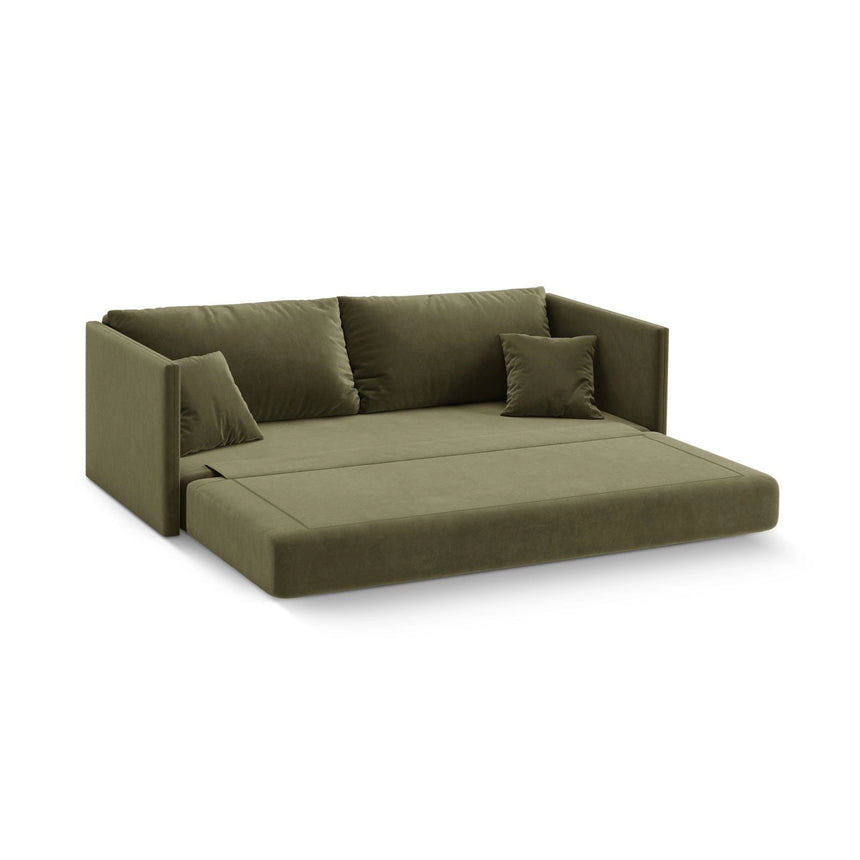 Shannon 3-Sitzer Sofa aus Samt in Grün (Salvador 8), 209x94x87 cm von Cosmopolitan Design – Bild 4