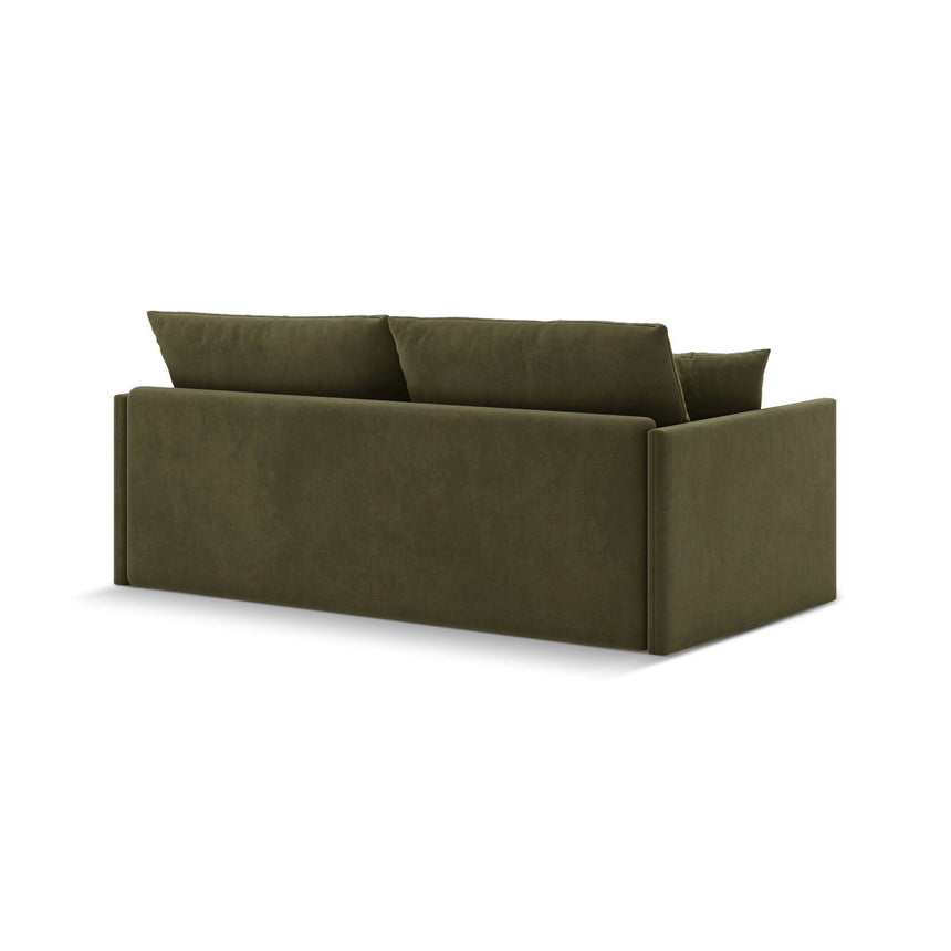 Shannon 3-Sitzer Sofa aus Samt in Grün (Salvador 8), 209x94x87 cm von Cosmopolitan Design – Bild 6