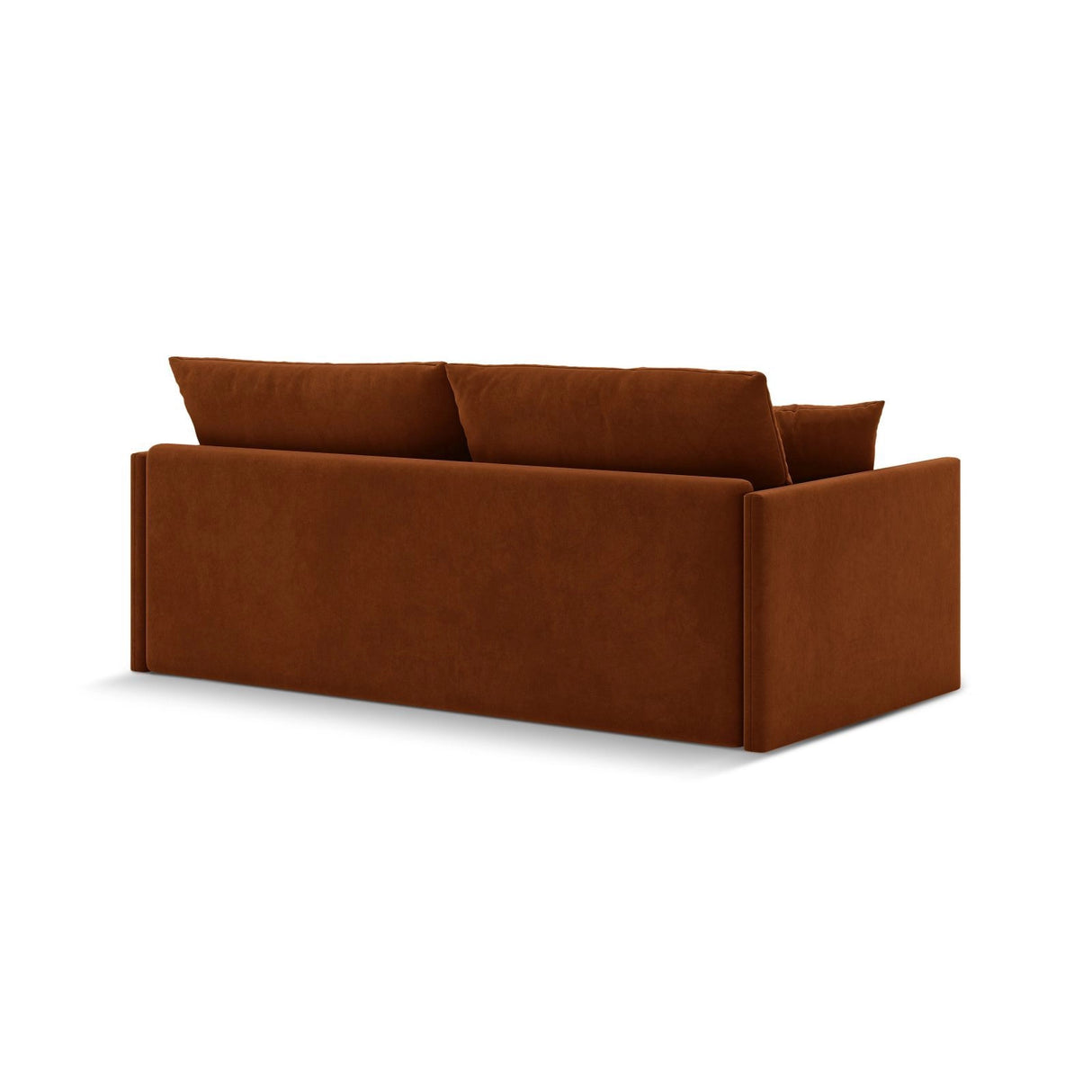 Shannon 3-Sitzer Sofa aus Samt in Terrakotta (Salvador 14), 209x94x87 cm von Cosmopolitan Design – Bild 6