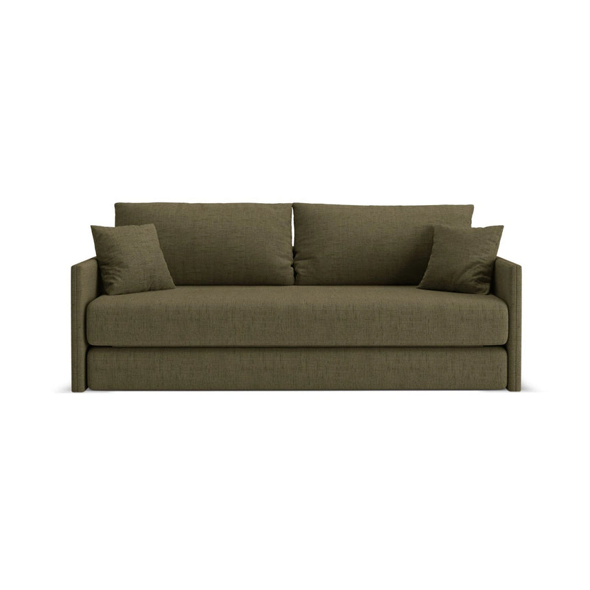 Shannon 3-Sitzer Sofa aus Strukturierter Stoff in Grün (Moly 38), 209x94x87 cm von Cosmopolitan Design – Bild 1