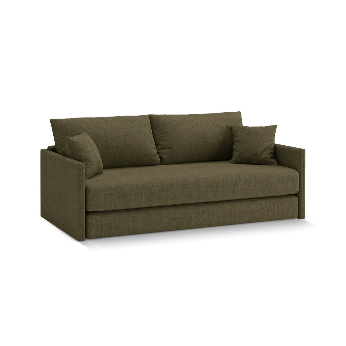 Shannon 3-Sitzer Sofa aus Strukturierter Stoff in Grün (Moly 38), 209x94x87 cm von Cosmopolitan Design – Bild 3