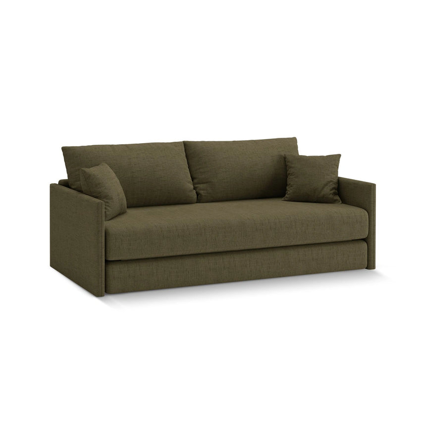 Shannon 3-Sitzer Sofa aus Strukturierter Stoff in Grün (Moly 38), 209x94x87 cm von Cosmopolitan Design – Bild 3