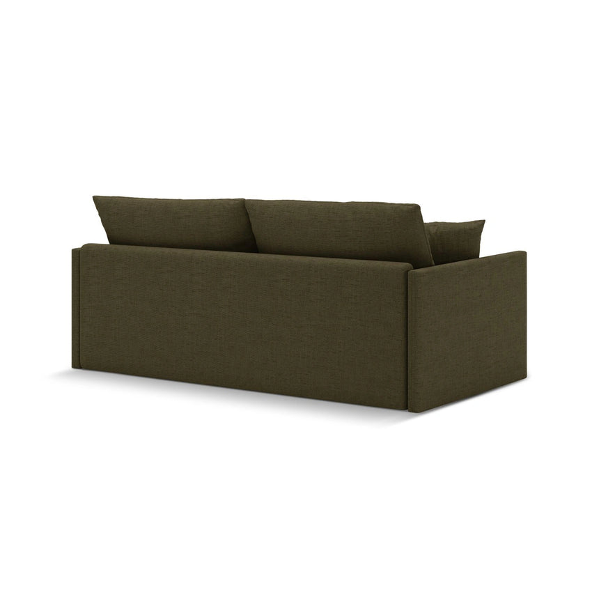 Shannon 3-Sitzer Sofa aus Strukturierter Stoff in Grün (Moly 38), 209x94x87 cm von Cosmopolitan Design – Bild 6