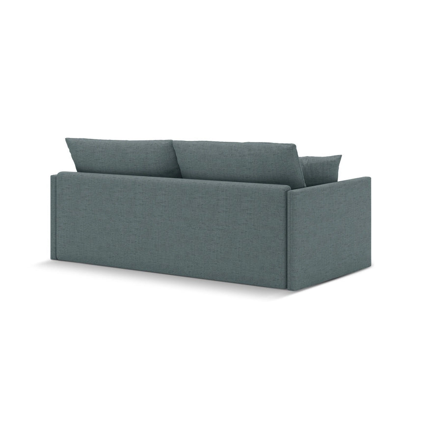 Shannon 3-Sitzer Sofa aus Strukturierter Stoff in Hellblau (Moly 74), 209x94x87 cm von Cosmopolitan Design – Bild 6