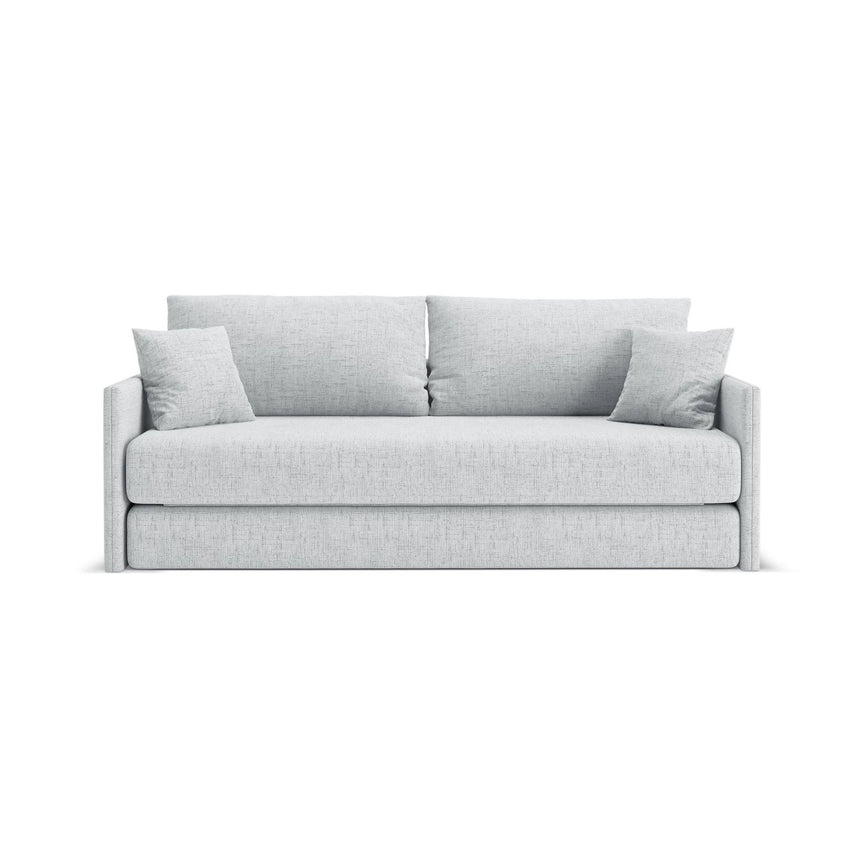 Shannon 3-Sitzer Sofa aus Strukturierter Stoff in Hellgrau (Moly 70), 209x94x87 cm von Cosmopolitan Design – Bild 1