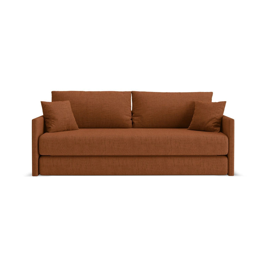 Shannon 3-Sitzer Sofa aus Strukturierter Stoff in Ziegelstein (Moly 54), 209x94x87 cm von Cosmopolitan Design – Bild 1