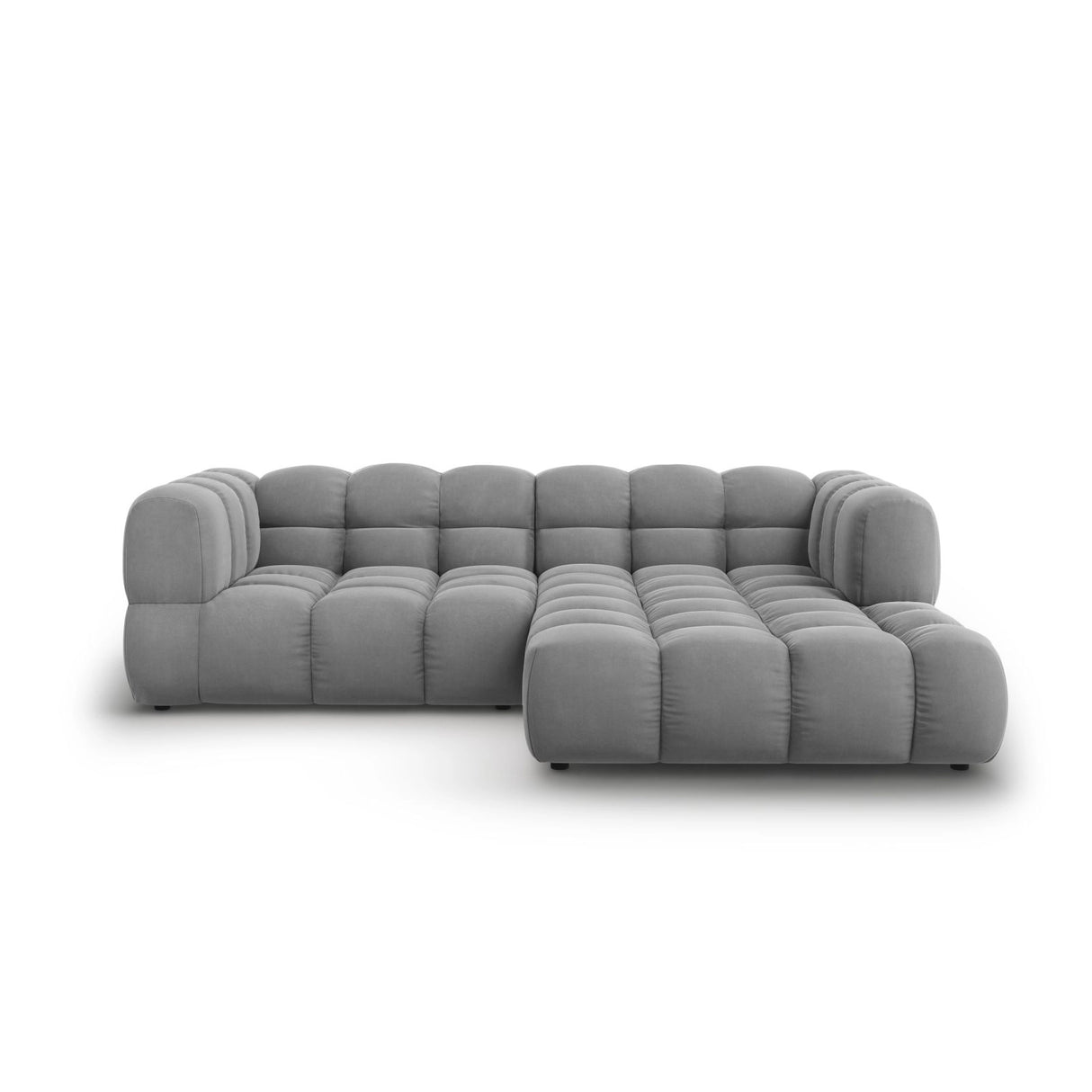 Sky 3-Sitzer Ecksofa, Rechte Seite, aus Samt, 244x162x70 cm von Cosmopolitan Design – Bild 1
