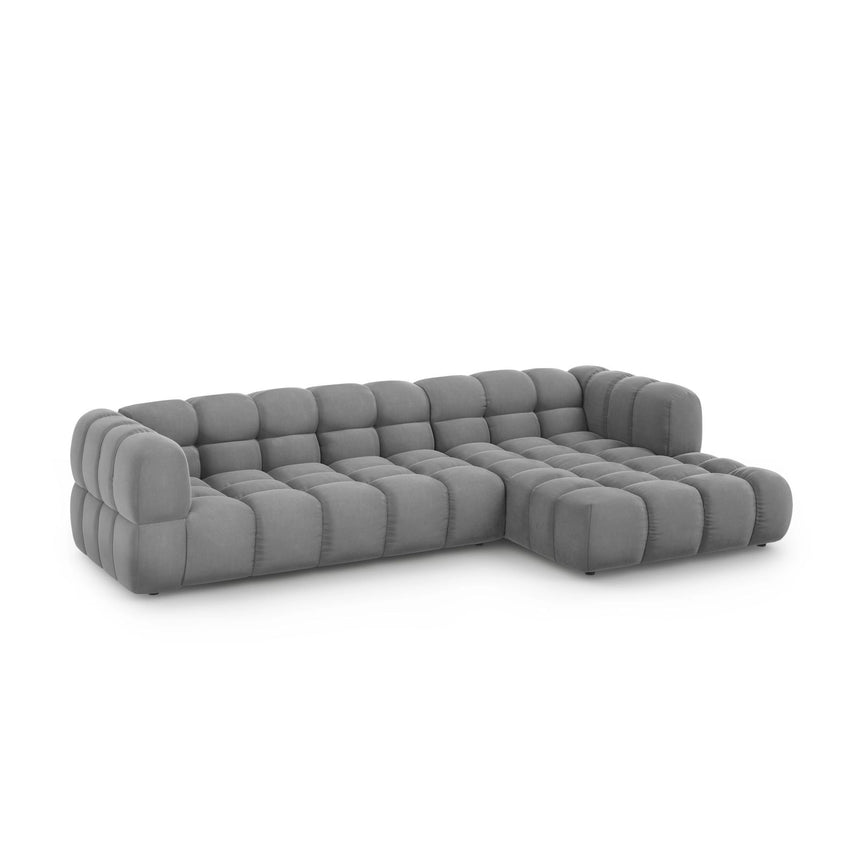 Sky 4-Sitzer Ecksofa, Rechte Seite, aus Samt, 300x162x70 cm von Cosmopolitan Design – Bild 3
