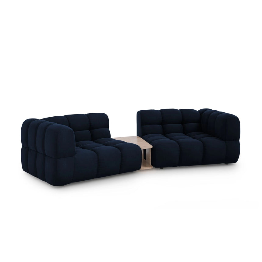 Sky Modulares 2-Sitzer Sofa aus Samt in Königsblau (Casino Deep Blue), 280x148 cm von Cosmopolitan Design – Bild 3