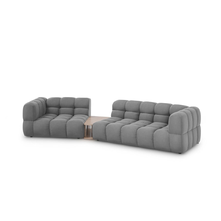 Sky Modulares 3-Sitzer Sofa, Linke Seite, aus Samt, 353x148 cm von Cosmopolitan Design – Bild 3