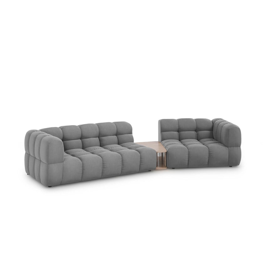 Sky Modulares 3-Sitzer Sofa, Rechte Seite, aus Samt, 353x148 cm von Cosmopolitan Design – Bild 3