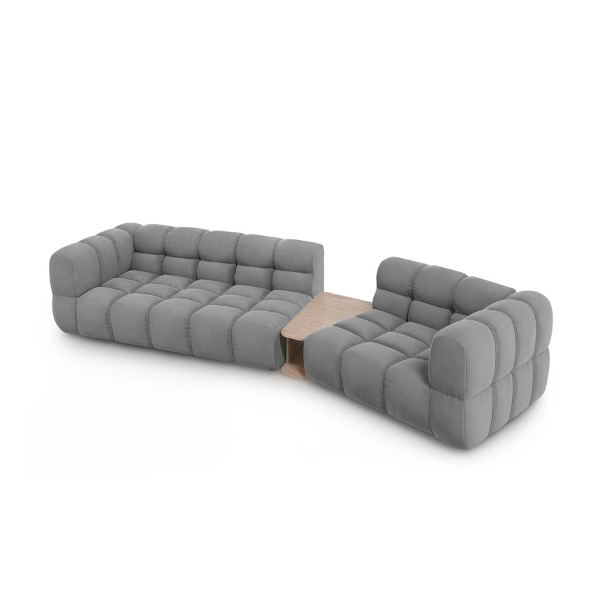 Sky Modulares 3-Sitzer Sofa, Rechte Seite, aus Samt, 353x148 cm von Cosmopolitan Design – Bild 4