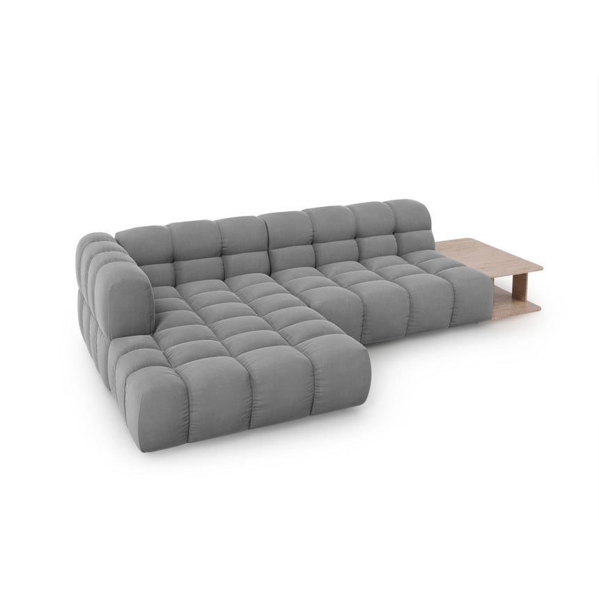 Sky Modulares 4-Sitzer Ecksofa, Linke Seite, aus Samt, 297x162 cm von Cosmopolitan Design – Bild 4