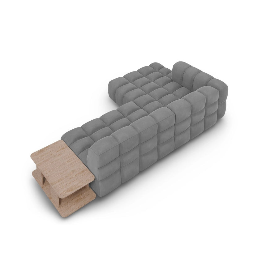 Sky Modulares 4-Sitzer Ecksofa, Linke Seite, aus Samt, 297x162 cm von Cosmopolitan Design – Bild 5