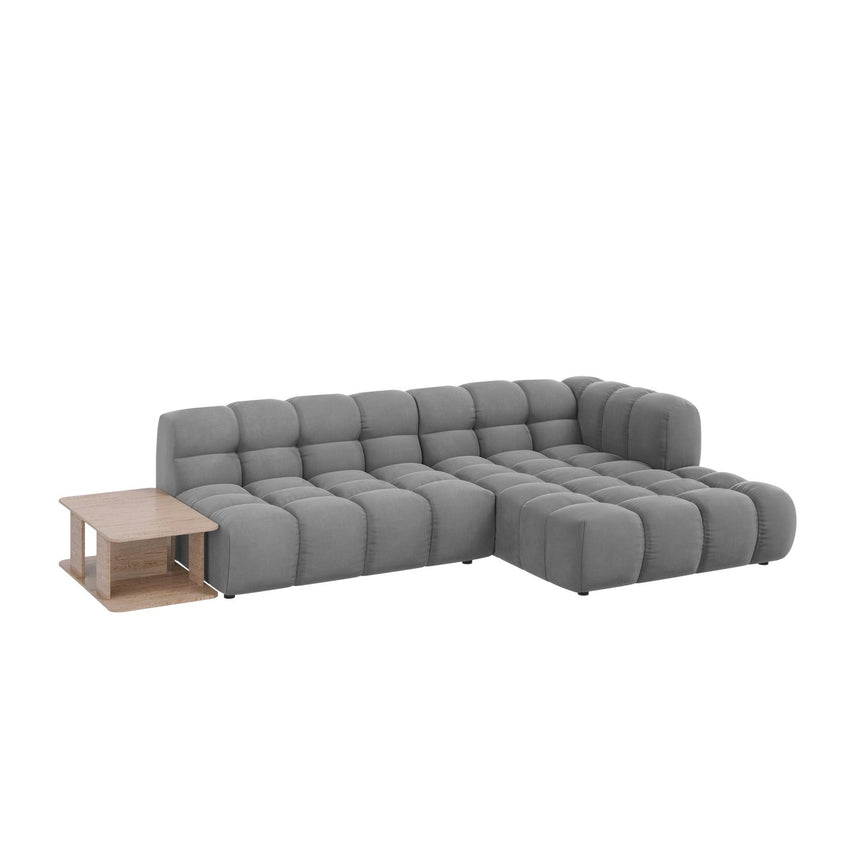 Sky Modulares 4-Sitzer Ecksofa, Rechte Seite, aus Samt, 297x162 cm von Cosmopolitan Design – Bild 3