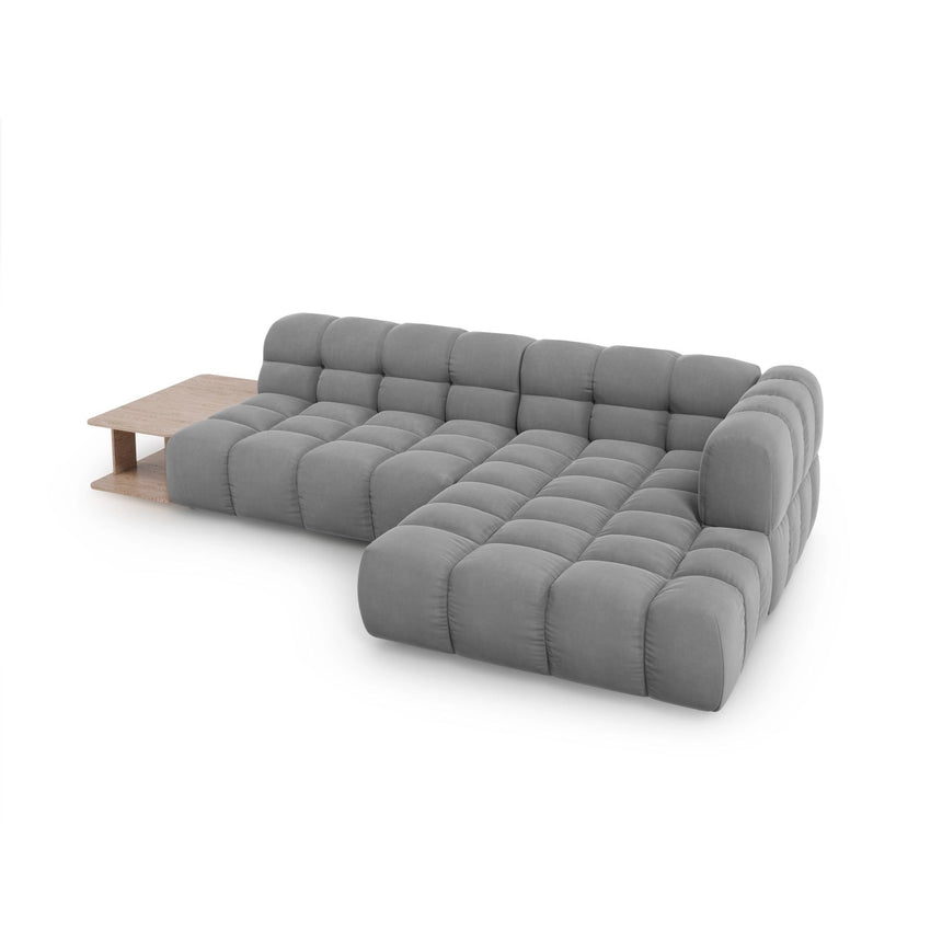 Sky Modulares 4-Sitzer Ecksofa, Rechte Seite, aus Samt, 297x162 cm von Cosmopolitan Design – Bild 4