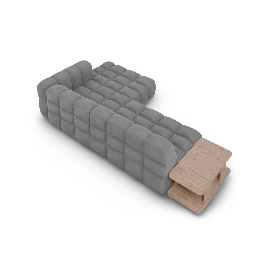 Sky Modulares 4-Sitzer Ecksofa, Rechte Seite, aus Samt, 297x162 cm von Cosmopolitan Design – Bild 5
