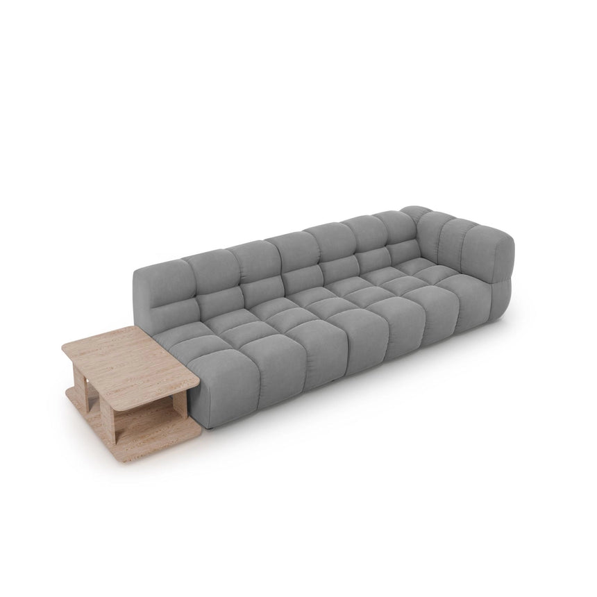 Sky Modulares 4-Sitzer Sofa, Linke Seite, aus Samt, 297x102 cm von Cosmopolitan Design – Bild 4