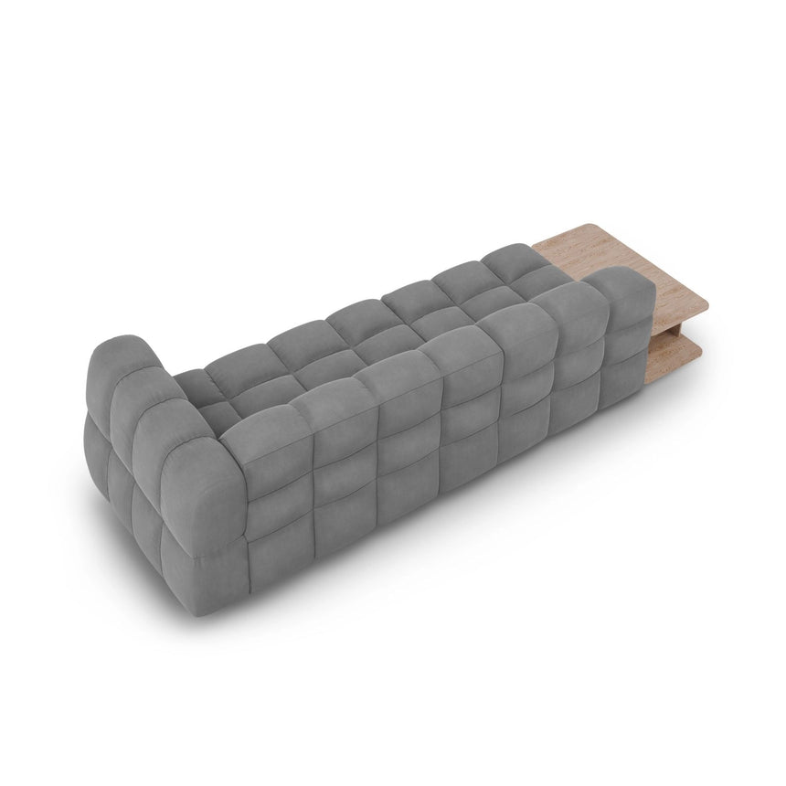 Sky Modulares 4-Sitzer Sofa, Linke Seite, aus Samt, 297x102 cm von Cosmopolitan Design – Bild 5