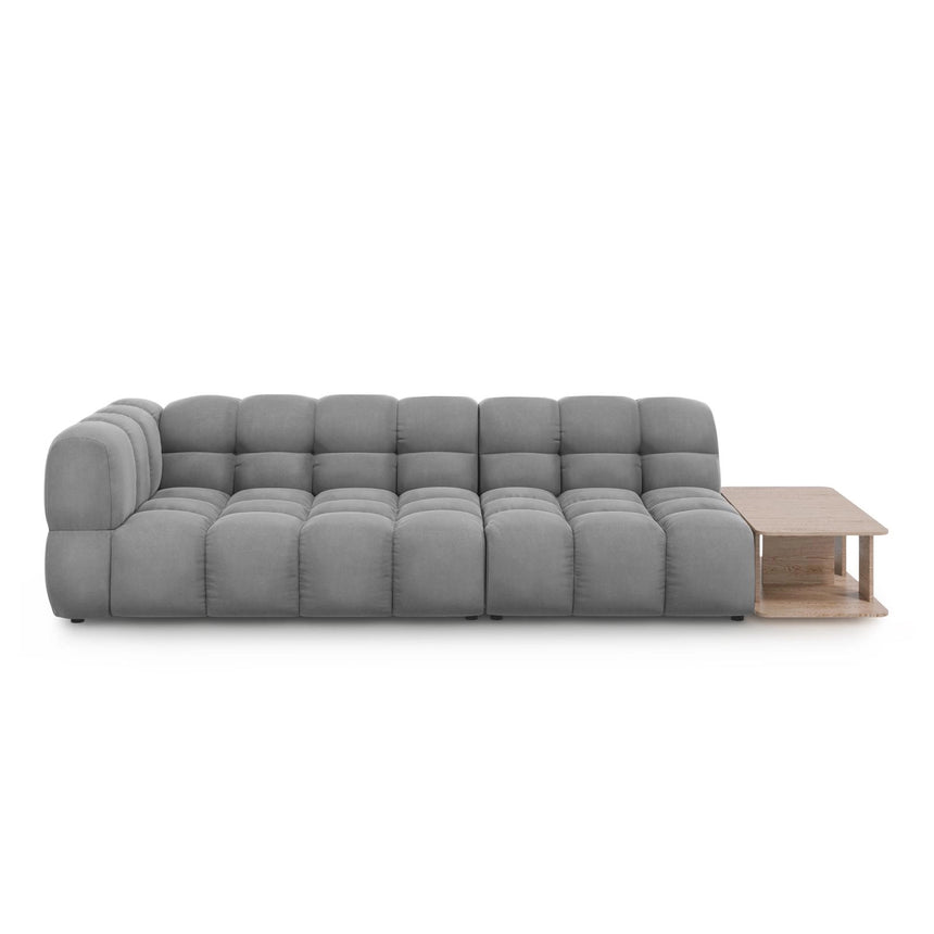 Sky Modulares 4-Sitzer Sofa, Rechte Seite, aus Samt, 297x102 cm von Cosmopolitan Design – Bild 1