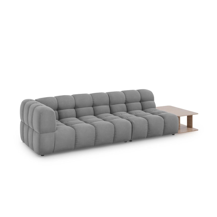 Sky Modulares 4-Sitzer Sofa, Rechte Seite, aus Samt, 297x102 cm von Cosmopolitan Design – Bild 3
