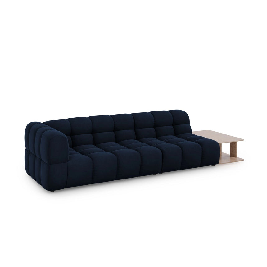 Sky Modulares 4-Sitzer Sofa, Rechte Seite, aus Samt in Königsblau (Casino Deep Blue), 297x102 cm von Cosmopolitan Design – Bild 3
