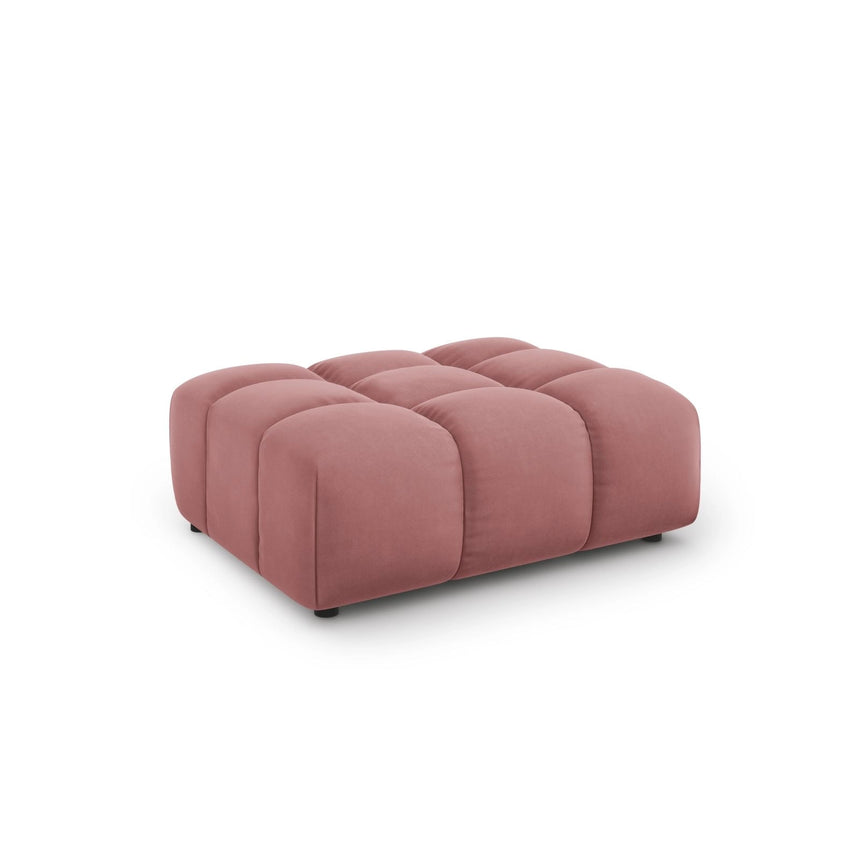 Sky Pouf aus Samt in Flamingo (Casino Salmon), 102x80x43 cm von Cosmopolitan Design – Bild 3