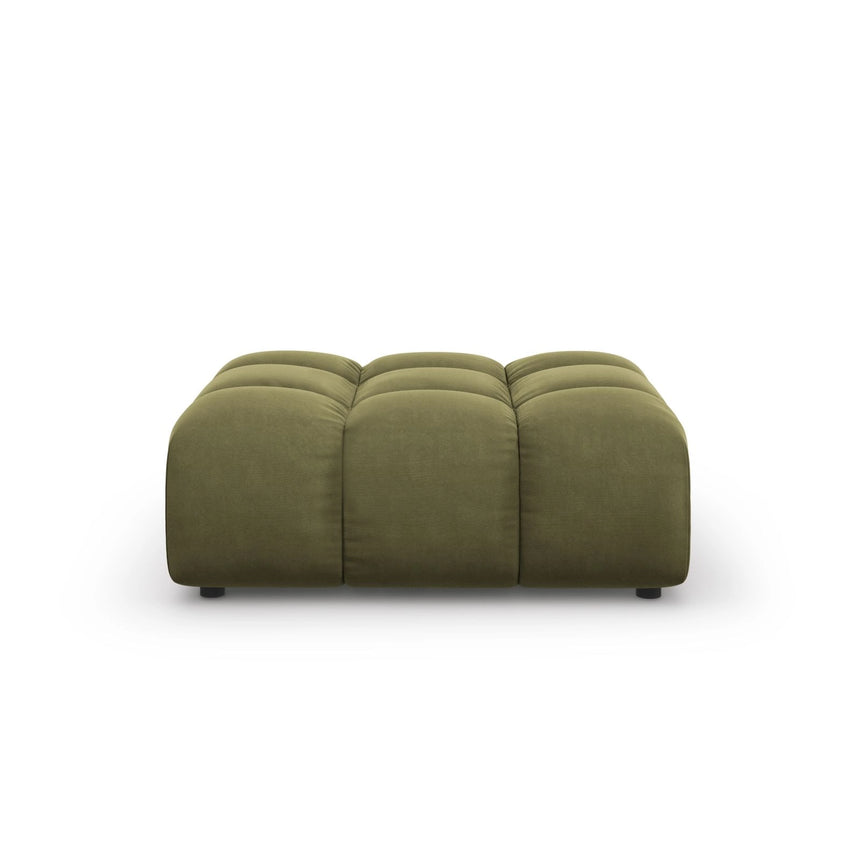 Sky Pouf aus Samt in Hellgrün (Casino Forest), 102x80x43 cm von Cosmopolitan Design – Bild 1
