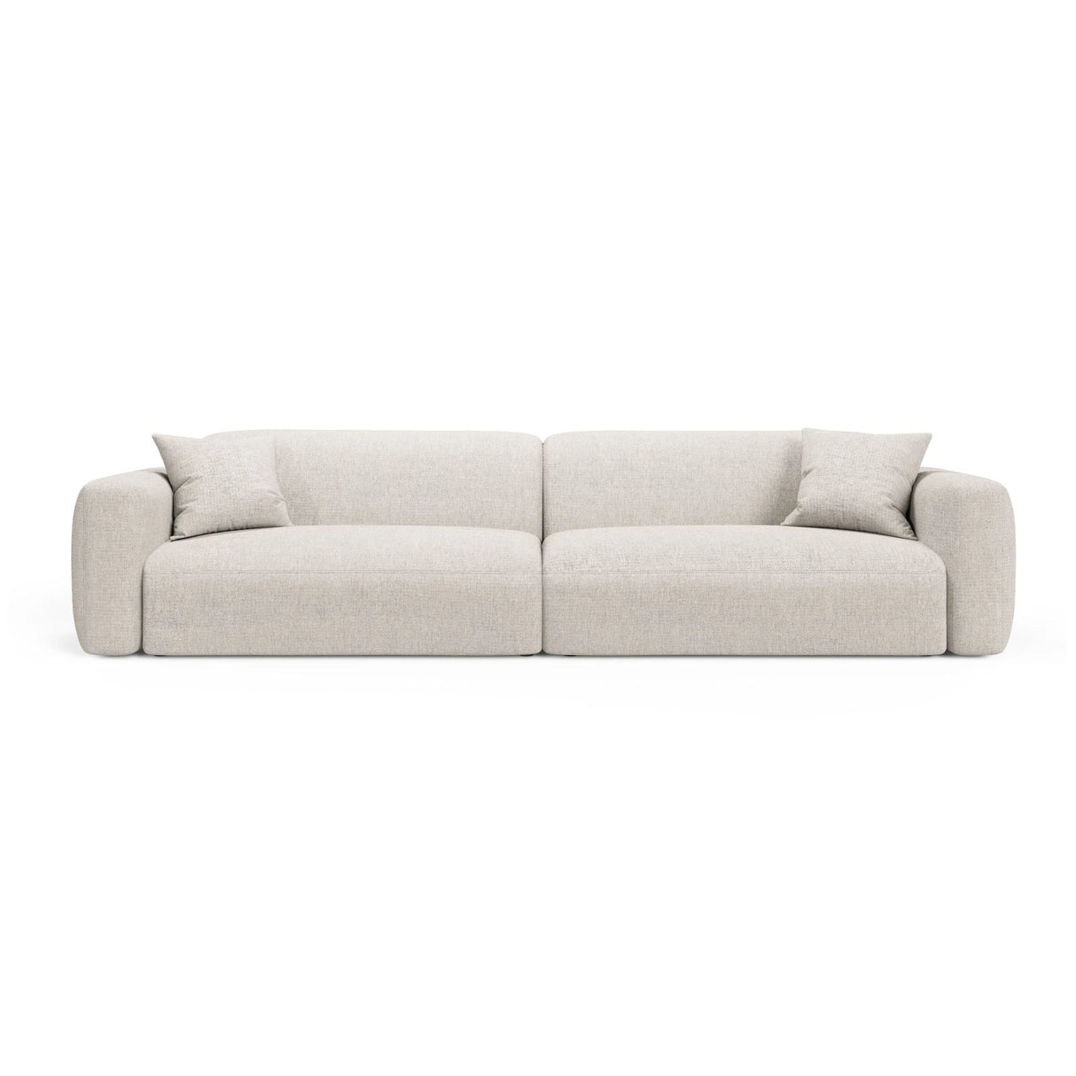 Strino 4-Sitzer Sofa aus Samt oder Strukturstoff, 240x98x78 cm von Cosmopolitan Design – Bild 1