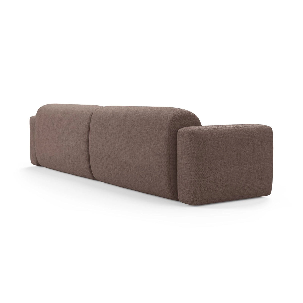 Strino 4-Sitzer Sofa aus Strukturierter Stoff in Cappuccino (Sorella 21), 240x98x78 cm von Cosmopolitan Design – Bild 4
