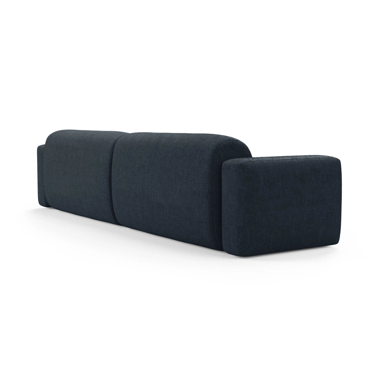 Strino 4-Sitzer Sofa aus Strukturierter Stoff in Dunkelblau (Sorella 77), 240x98x78 cm von Cosmopolitan Design – Bild 4