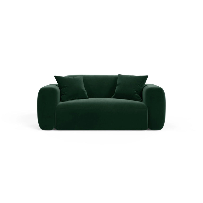 Strino Modulares 2-Sitzer Sofa aus Samt in Flaschengrün (Salvador 7), 180x98 cm von Cosmopolitan Design – Bild 1
