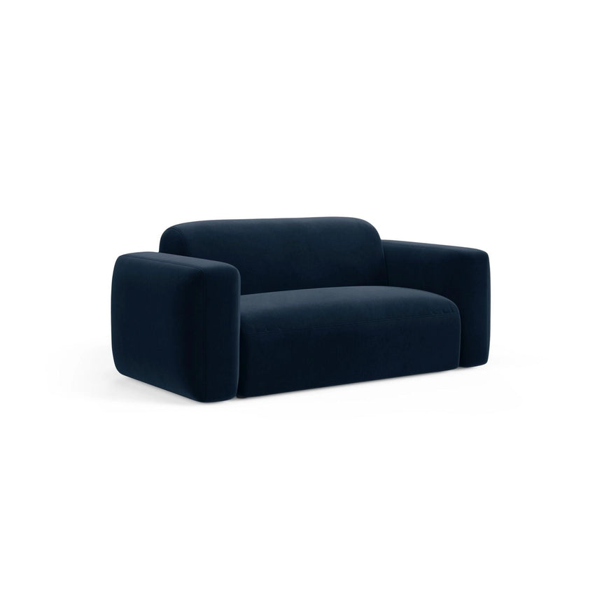 Strino Modulares 2-Sitzer Sofa aus Samt in Königsblau (Salvador 5), 180x98 cm von Cosmopolitan Design – Bild 3