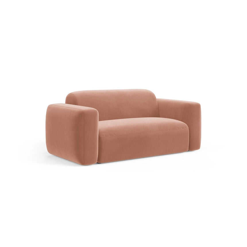 Strino Modulares 2-Sitzer Sofa aus Samt in Rosa (Salvador 11), 180x98 cm von Cosmopolitan Design – Bild 3