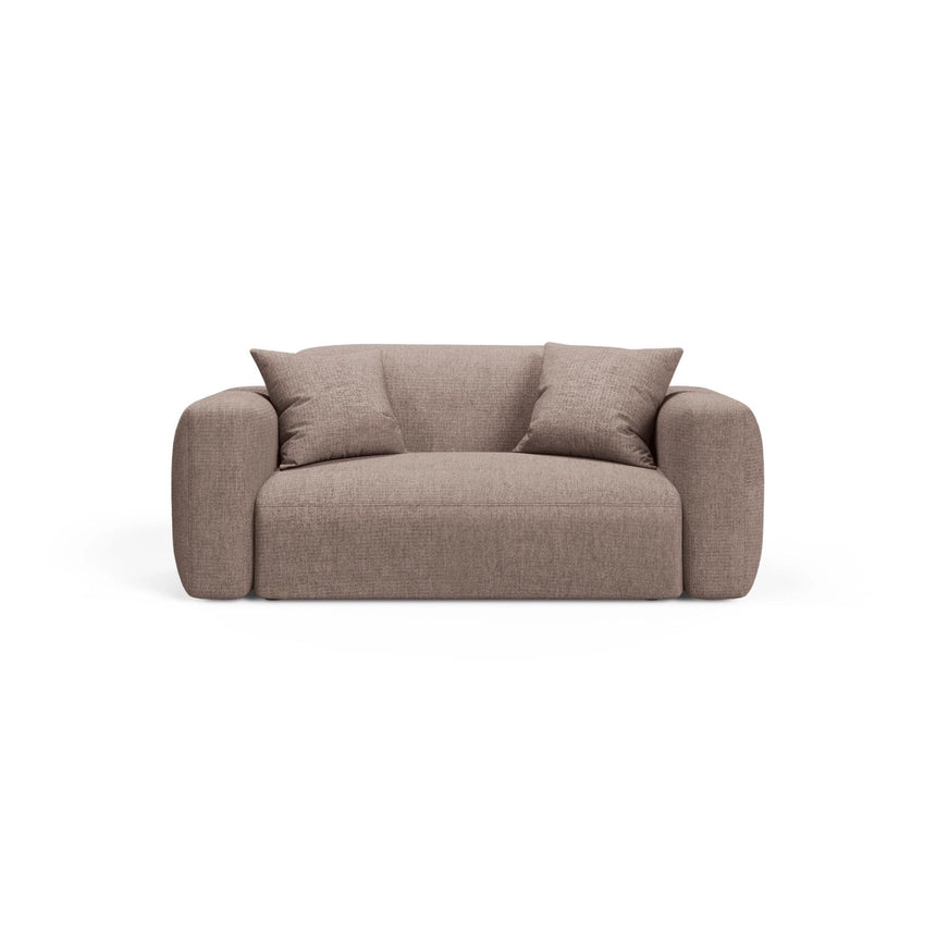Strino Modulares 2-Sitzer Sofa aus Strukturierter Stoff in Cappuccino (Sorella 21), 180x98 cm von Cosmopolitan Design – Bild 1