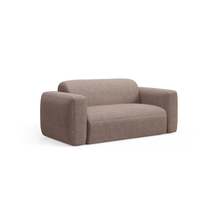 Strino Modulares 2-Sitzer Sofa aus Strukturierter Stoff in Cappuccino (Sorella 21), 180x98 cm von Cosmopolitan Design – Bild 3