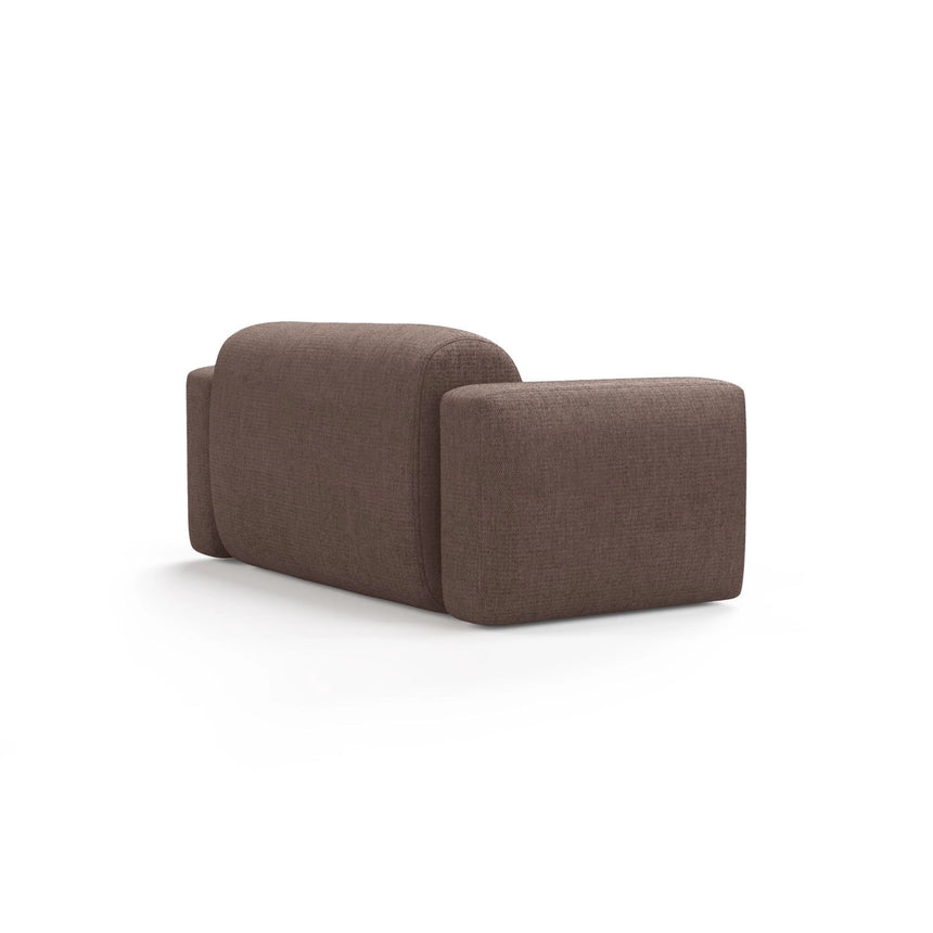 Strino Modulares 2-Sitzer Sofa aus Strukturierter Stoff in Cappuccino (Sorella 21), 180x98 cm von Cosmopolitan Design – Bild 4