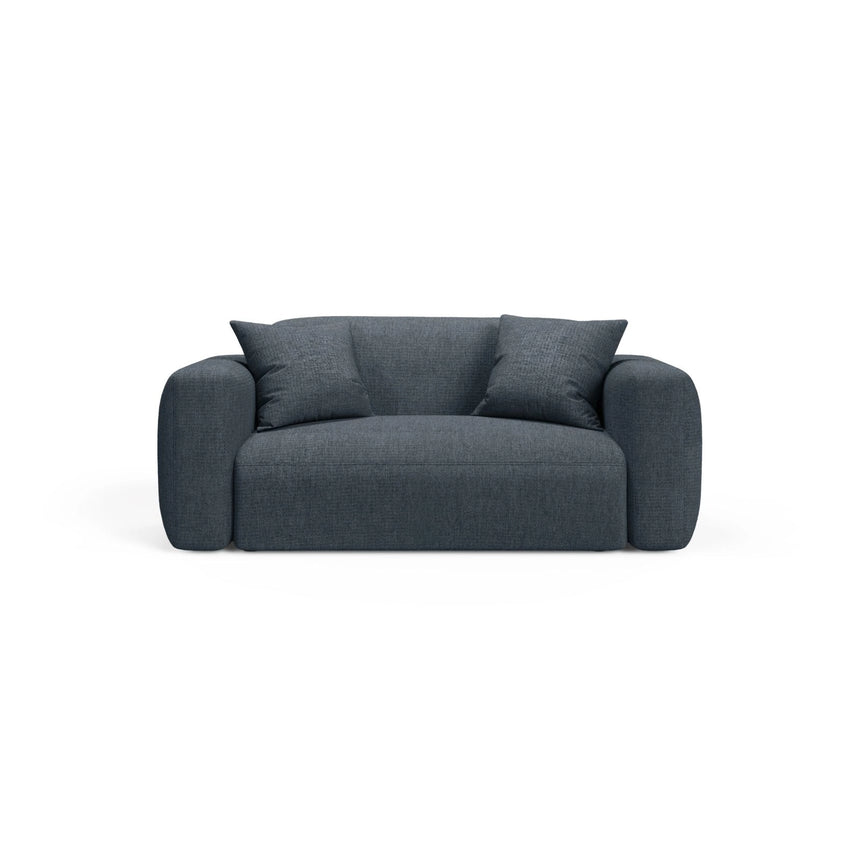 Strino Modulares 2-Sitzer Sofa aus Strukturierter Stoff in Dunkelblau (Sorella 77), 180x98 cm von Cosmopolitan Design – Bild 1