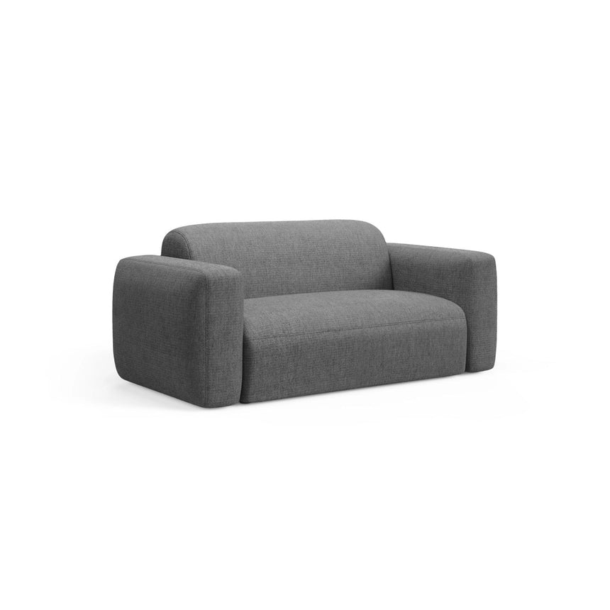 Strino Modulares 2-Sitzer Sofa aus Strukturierter Stoff in Grau (Sorella 89), 180x98 cm von Cosmopolitan Design – Bild 3