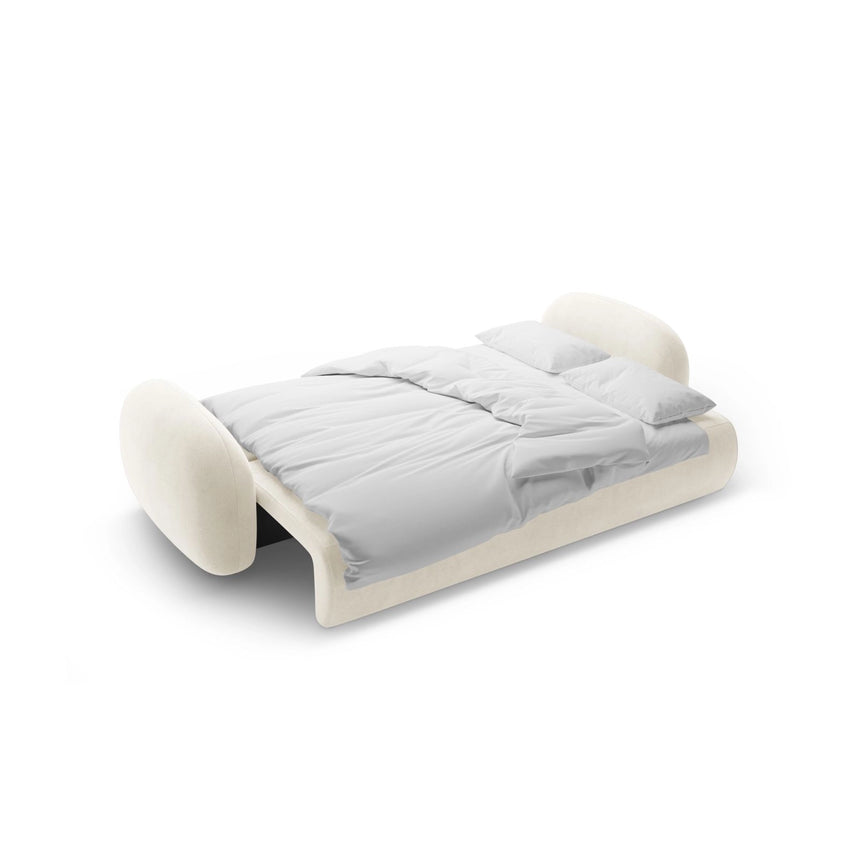 Tonale 3-Sitzer Sofa mit Schlaffunktion und Stauraum, aus Samt oder Chenille, 262x105x88 cm von Cosmopolitan Design – Bild 5
