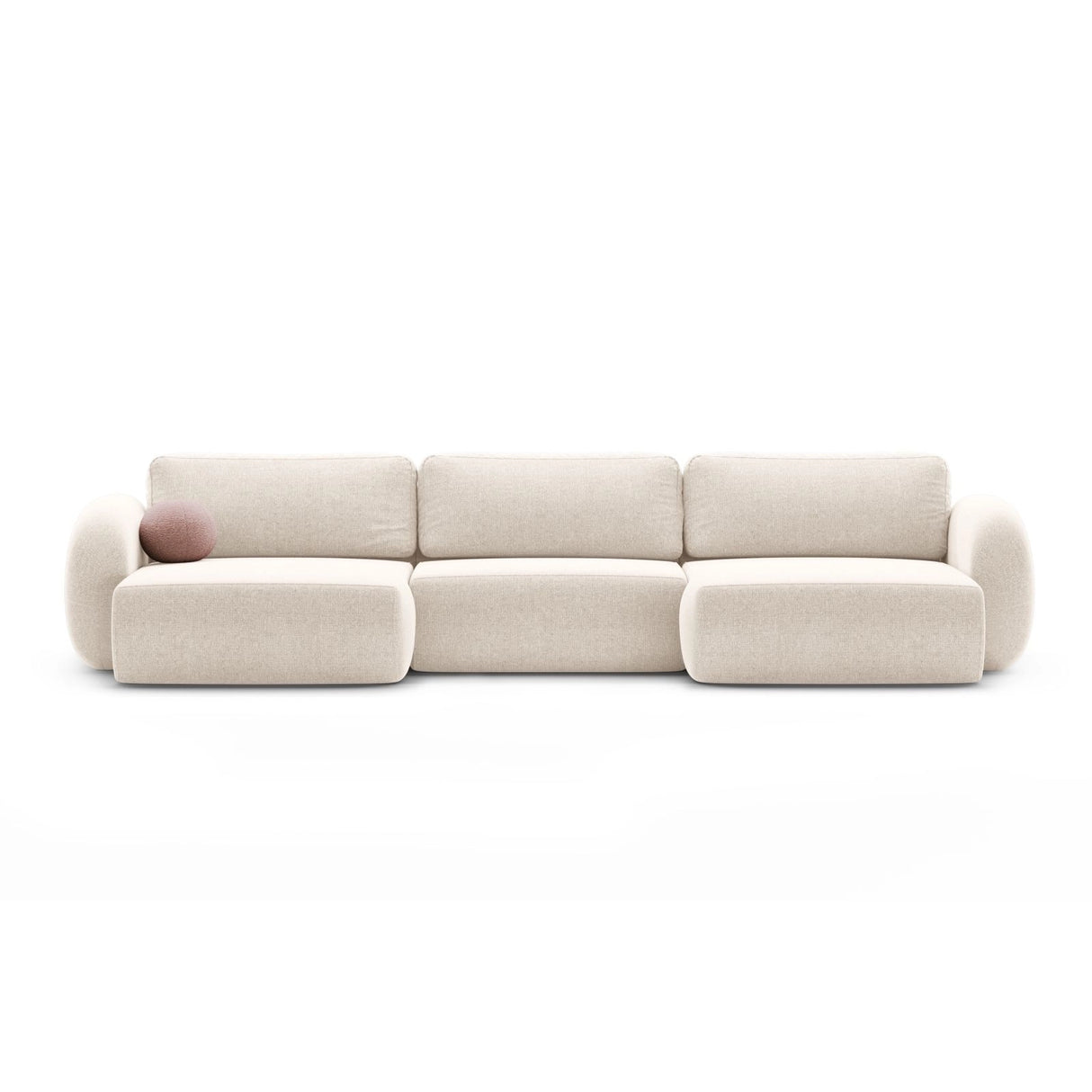 Tonale 5-Sitzer Panorama Sofa aus Chenille, 362x149x88 cm von Cosmopolitan Design – Bild 1