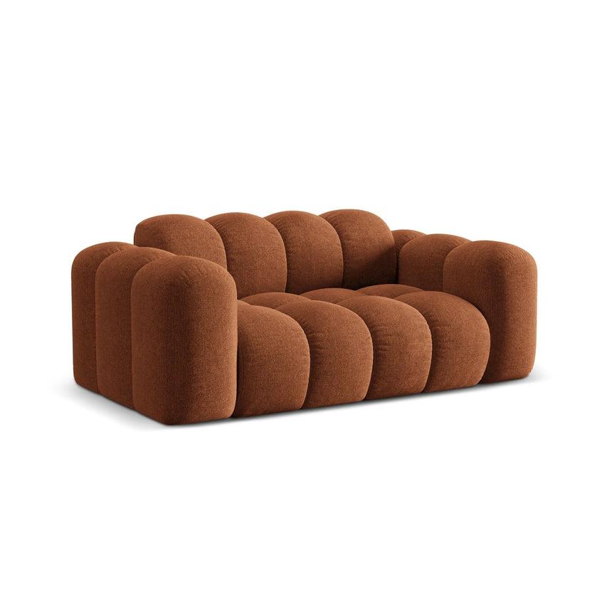 Treno 2-Sitzer Sofa aus Chenille in Ziegel (Eden 10 Terra), 180x94 cm von Cosmopolitan Design – Bild 4