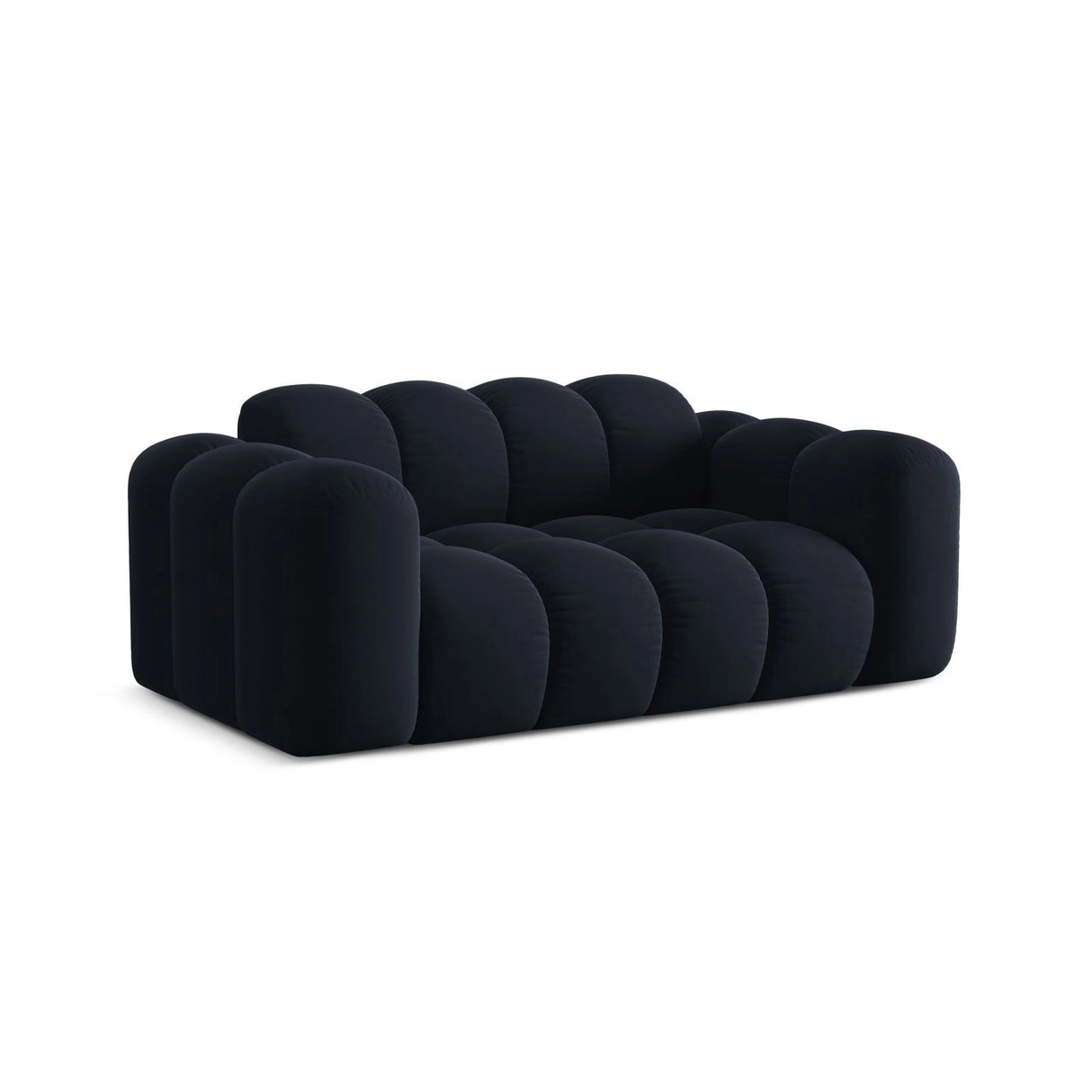 Treno 2-Sitzer Sofa aus Samt in Dunkelblau (Bluvel 89), 180x94 cm von Cosmopolitan Design – Bild 4