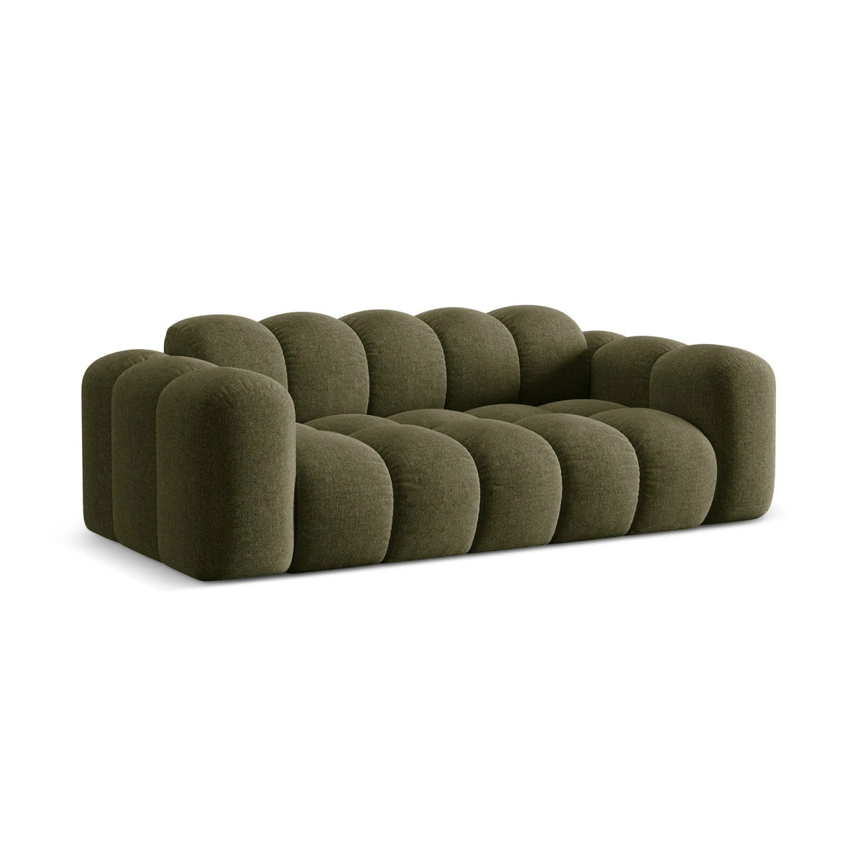 Treno 3-Sitzer Sofa aus Chenille in Grün (Eden 12 Olive), 210x94x70 cm von Cosmopolitan Design – Bild 4