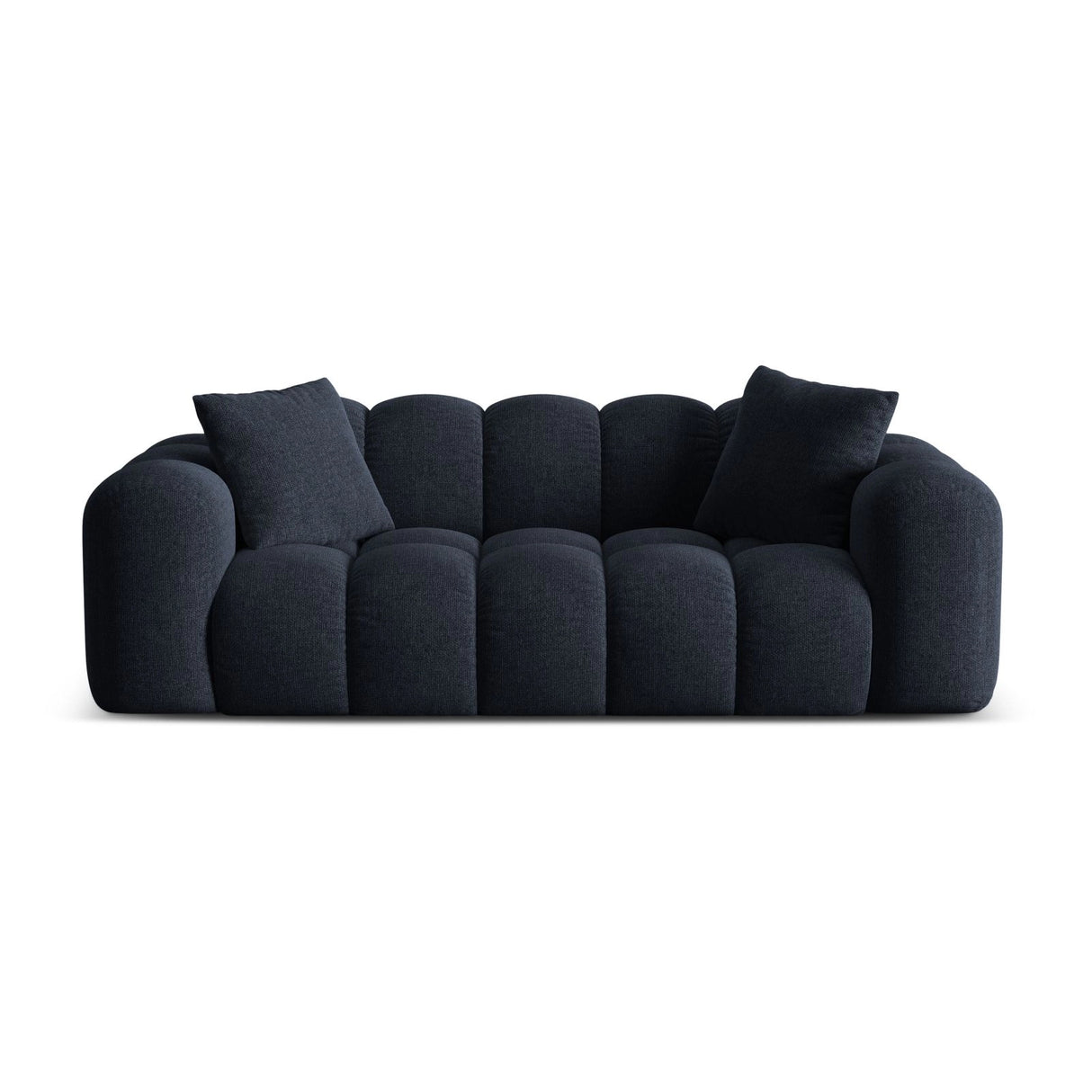 Treno 3-Sitzer Sofa aus Chenille in Marineblau (Eden 16 Deep Blue), 210x94x70 cm von Cosmopolitan Design – Bild 1