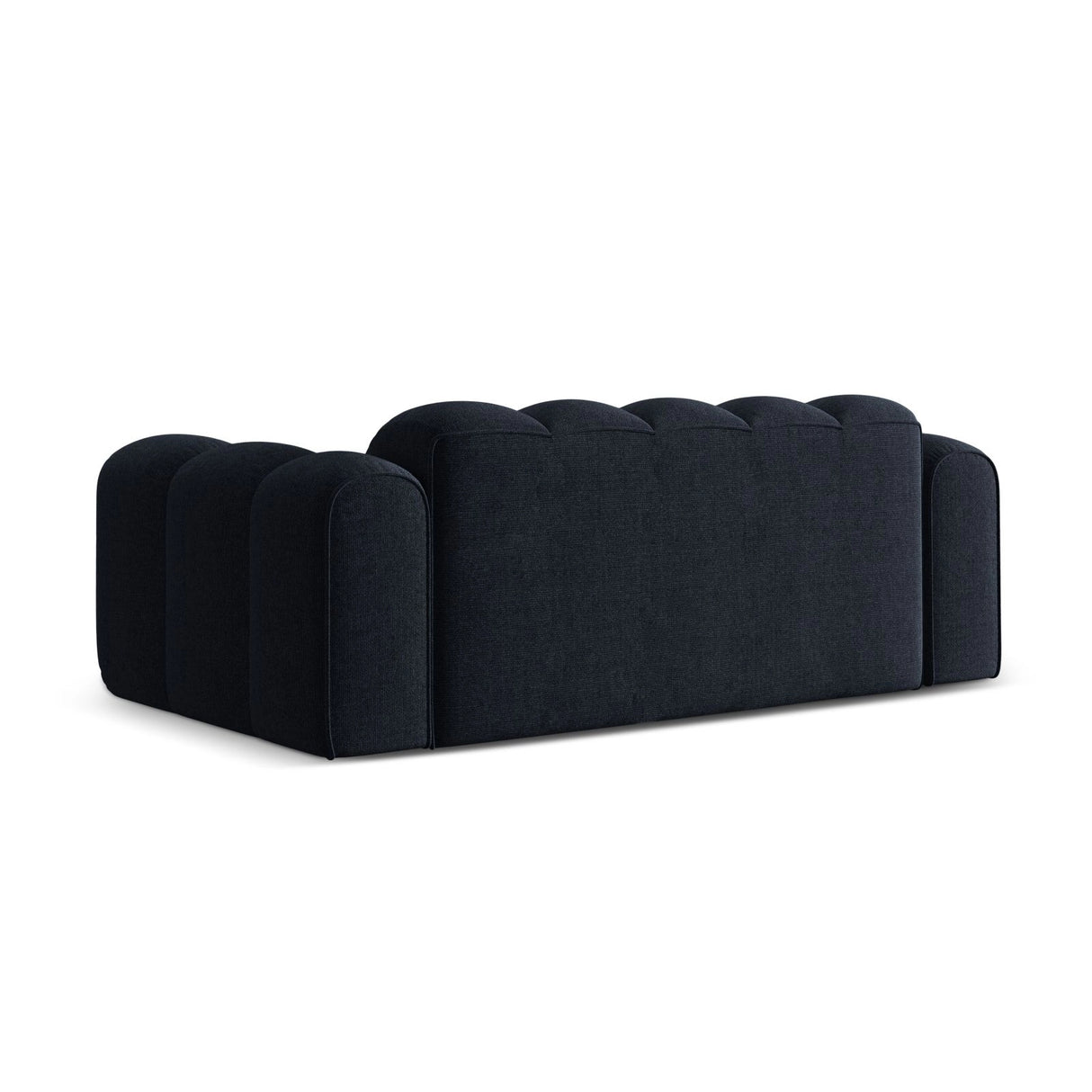 Treno 3-Sitzer Sofa aus Chenille in Marineblau (Eden 16 Deep Blue), 210x94x70 cm von Cosmopolitan Design – Bild 5