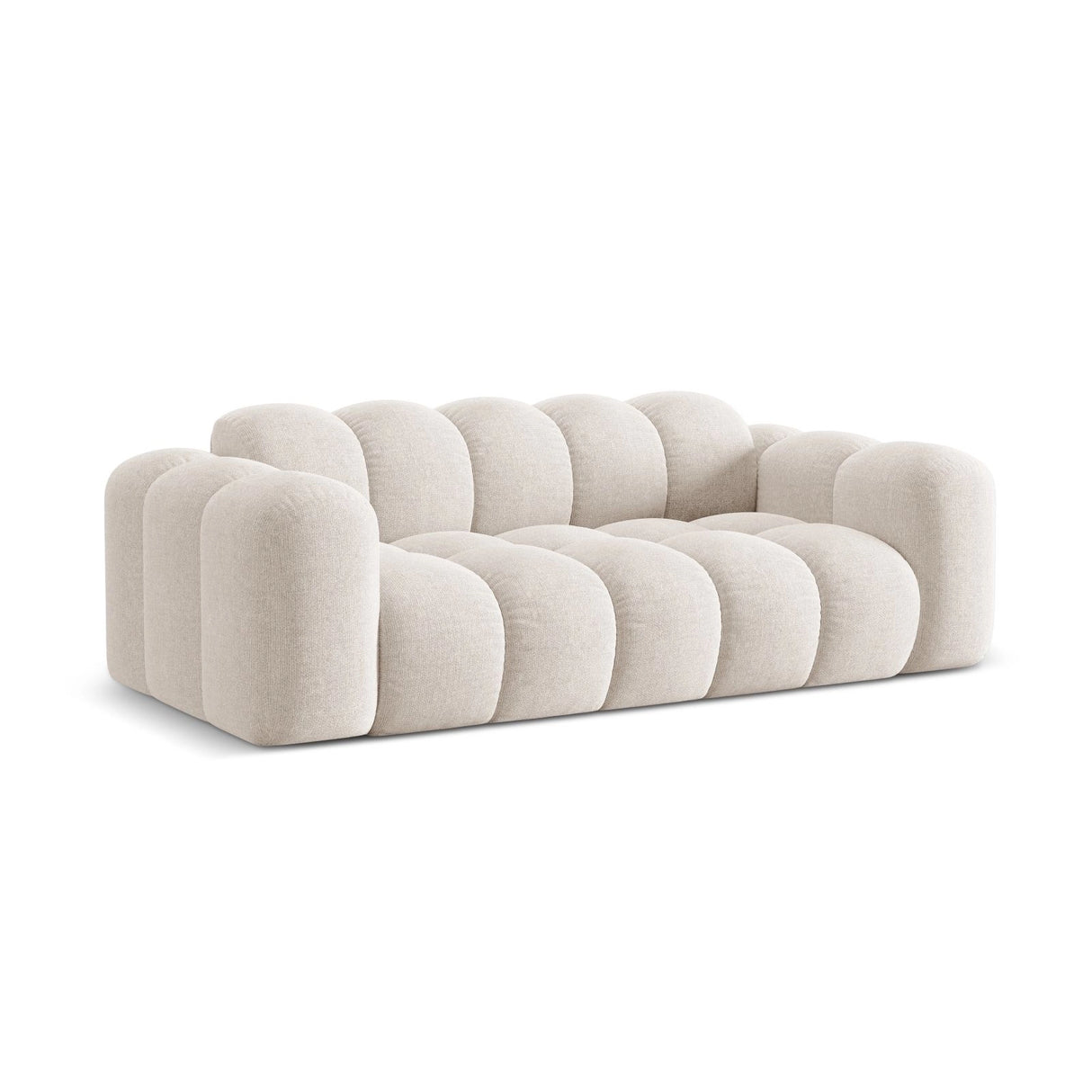 Treno 3-Sitzer Sofa aus Samt oder Chenille, 210x94x70 cm von Cosmopolitan Design – Bild 4